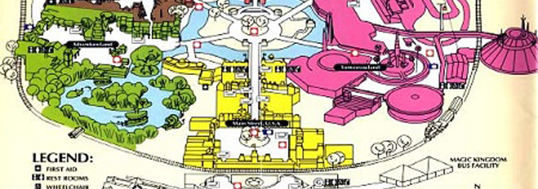 walt disney world maps