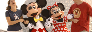 Minnie and Mickey Mouse