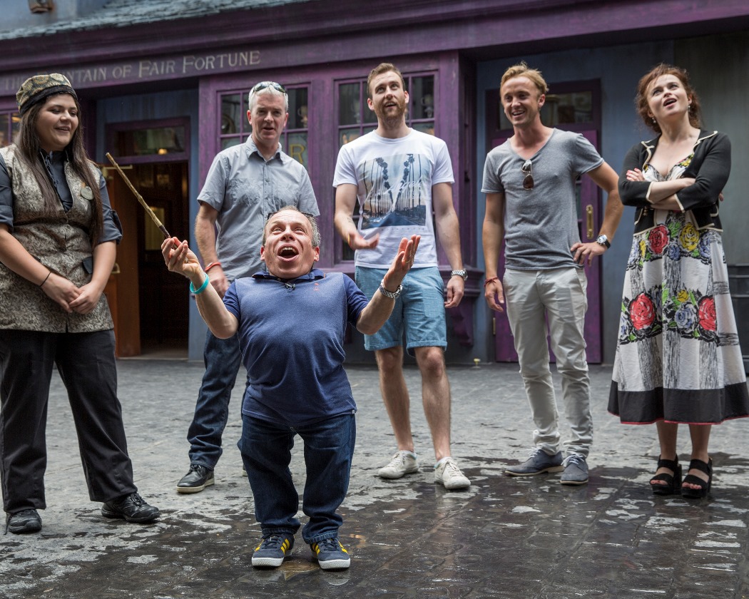 Stars of Harry Potter at Diagon Alley opening