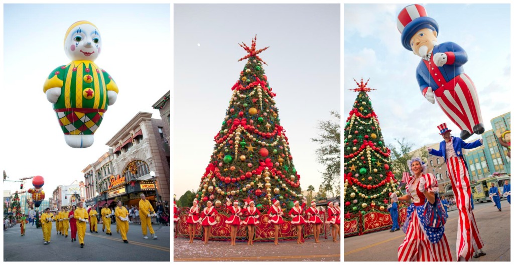 Macy's holiday parade at Universal Orlando