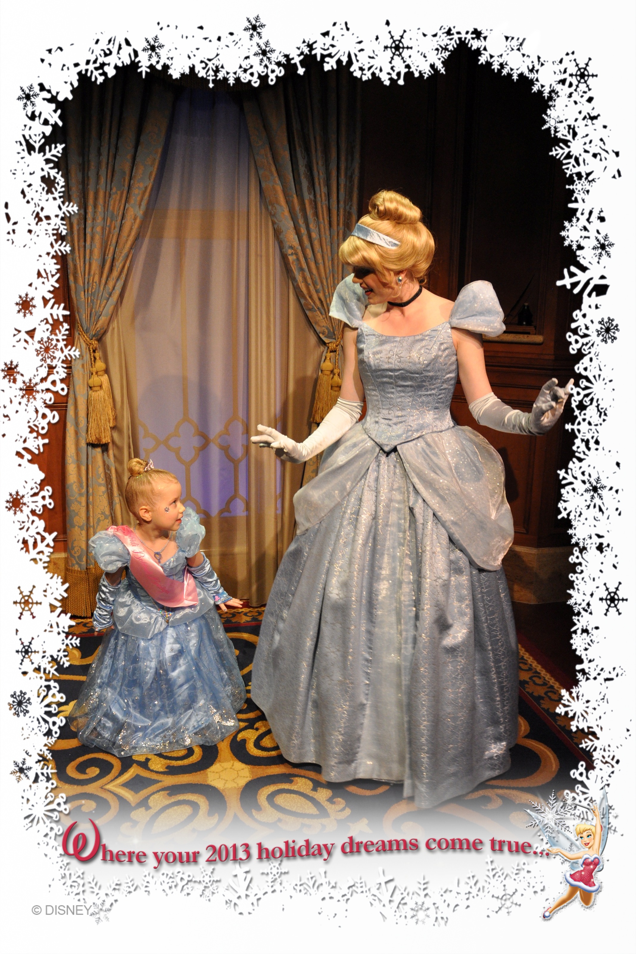 Meeting Cinderella at Disney World