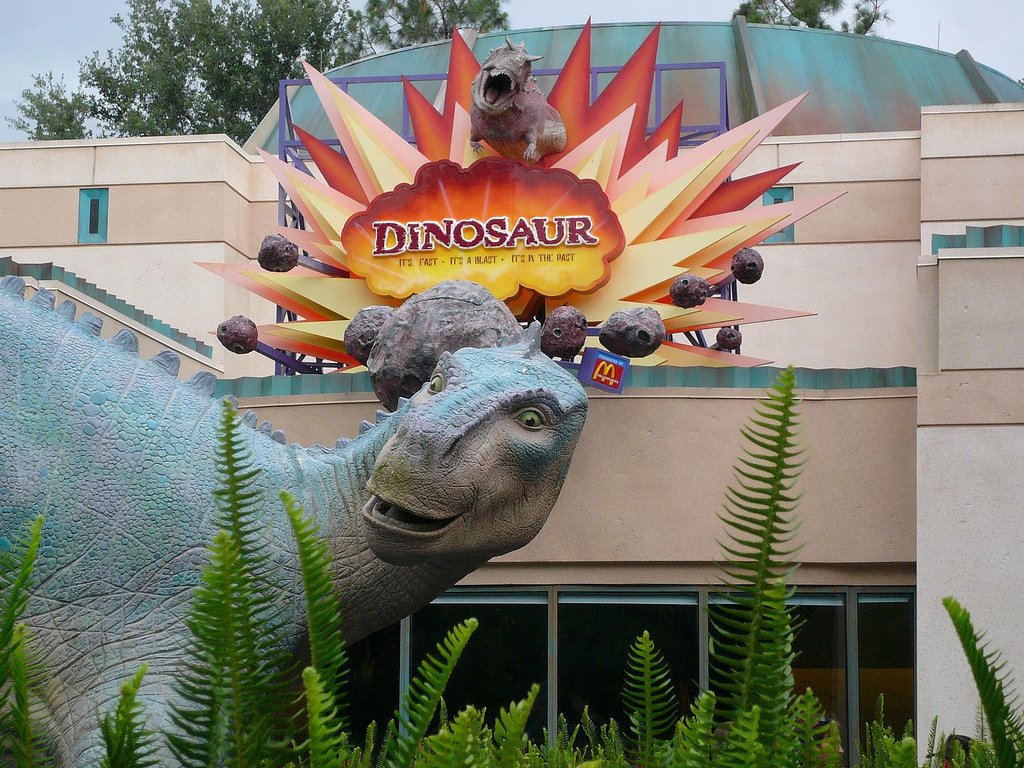 Entrance to Dinosaur ride at Disney World's Animal Kingdom