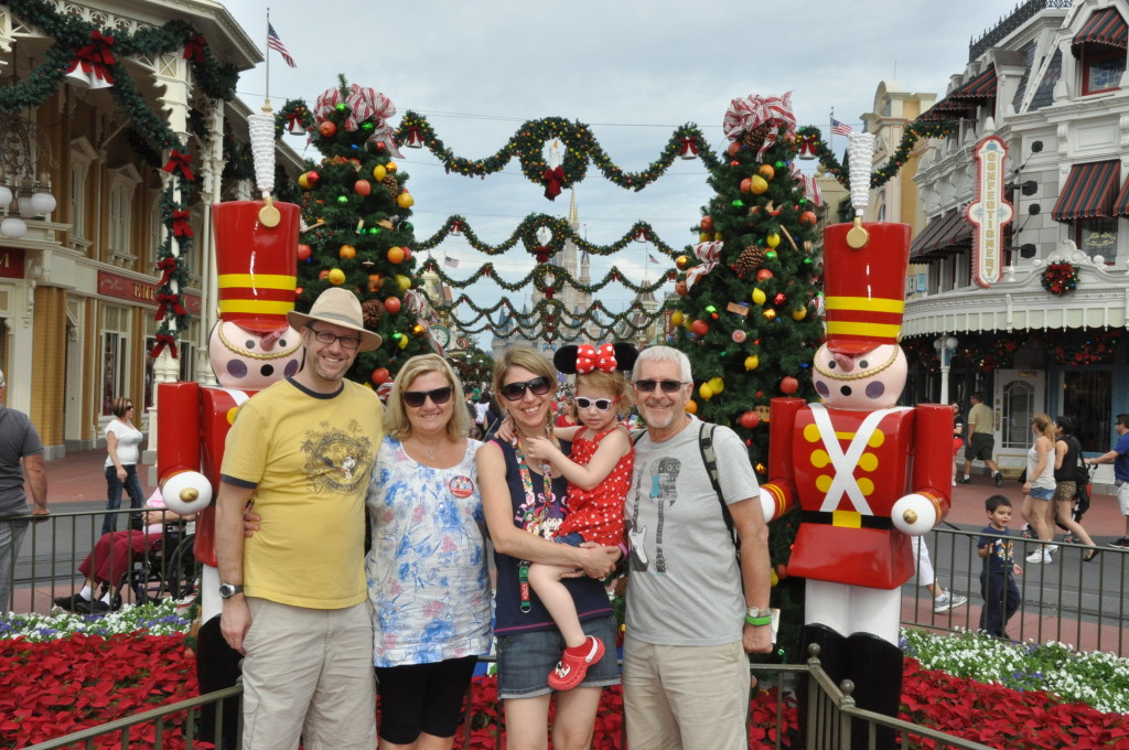 Main Street USA at Christmas