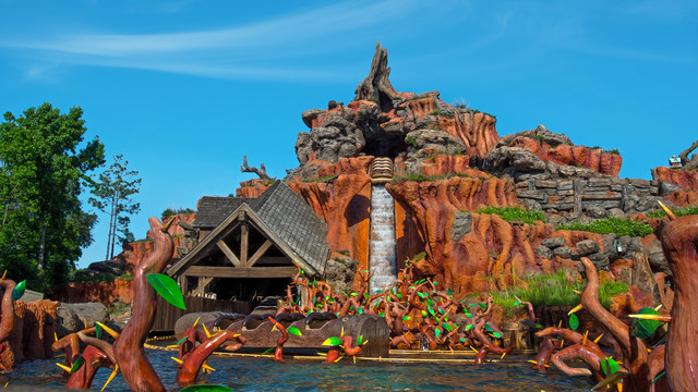 Outside Splash Mountain - Disney World Magic Kingdom