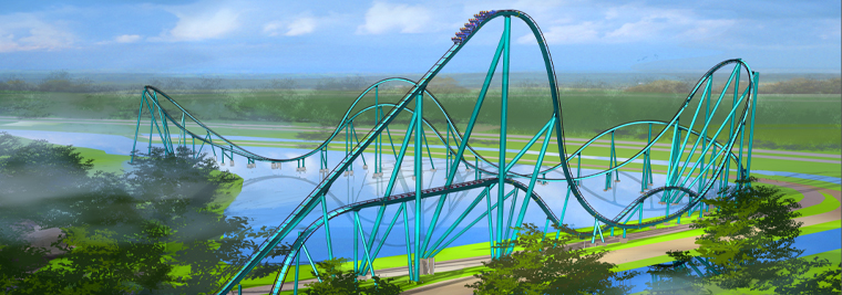 Mako Roller Coaster at SeaWorld